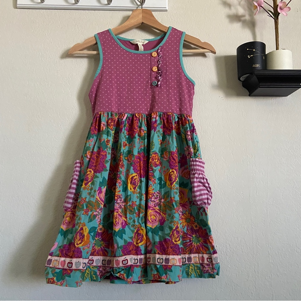 Sold- Matilda Jane - Floral Sleeveless Dress